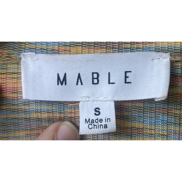 Mable Mini Dress Size S Keira Y2K Cut Out Ribbed Bodycon Long Sleeve Rave - Picture 11 of 12